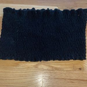 Black garage tube top